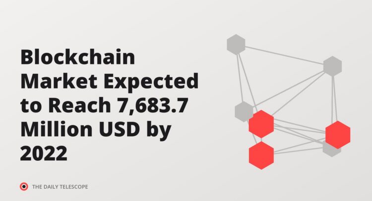 Blockchain Market Expected to Reach 7,683.7 Million USD by 2022