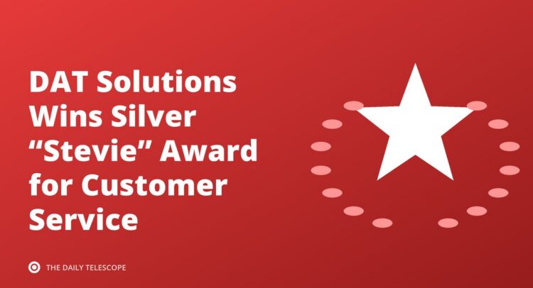 DAT Solutions Wins Silver “Stevie” Award for Customer Service