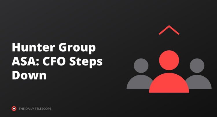 Hunter Group ASA: CFO Steps Down