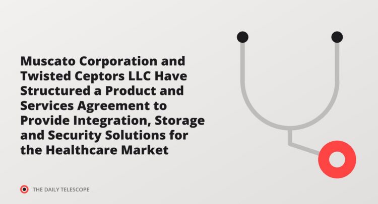 Muscato Corporation and Twisted Ceptors LLC Have Structured a Product and Services Agreement to Provide Integration,…