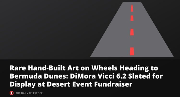 Rare Hand-Built Art on Wheels Heading to Bermuda Dunes: DiMora Vicci 6.2 Slated for Display at Desert Event Fundraiser
