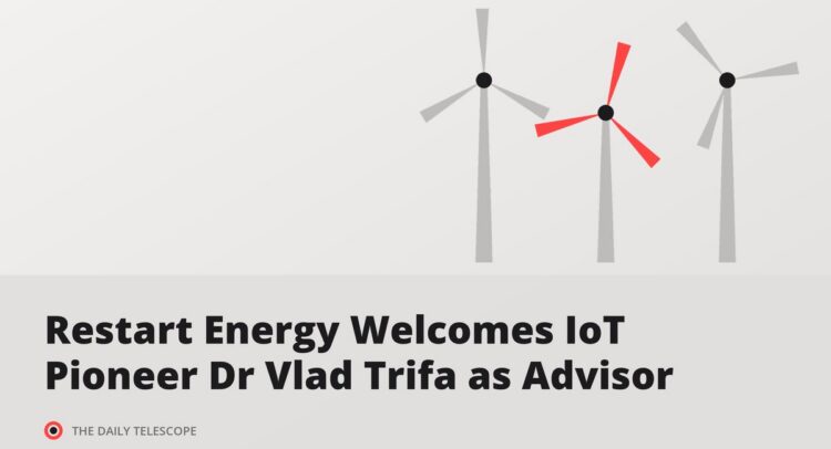 Restart Energy Welcomes IoT Pioneer Dr Vlad Trifa as Advisor